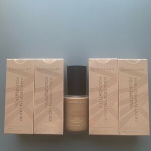 4 x Snail Liquid Moisturizing Holding Foundation Walnut 201MD NWT